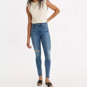 Levi's Womens 721 Vintage High Rise Skinny Distressed NWT